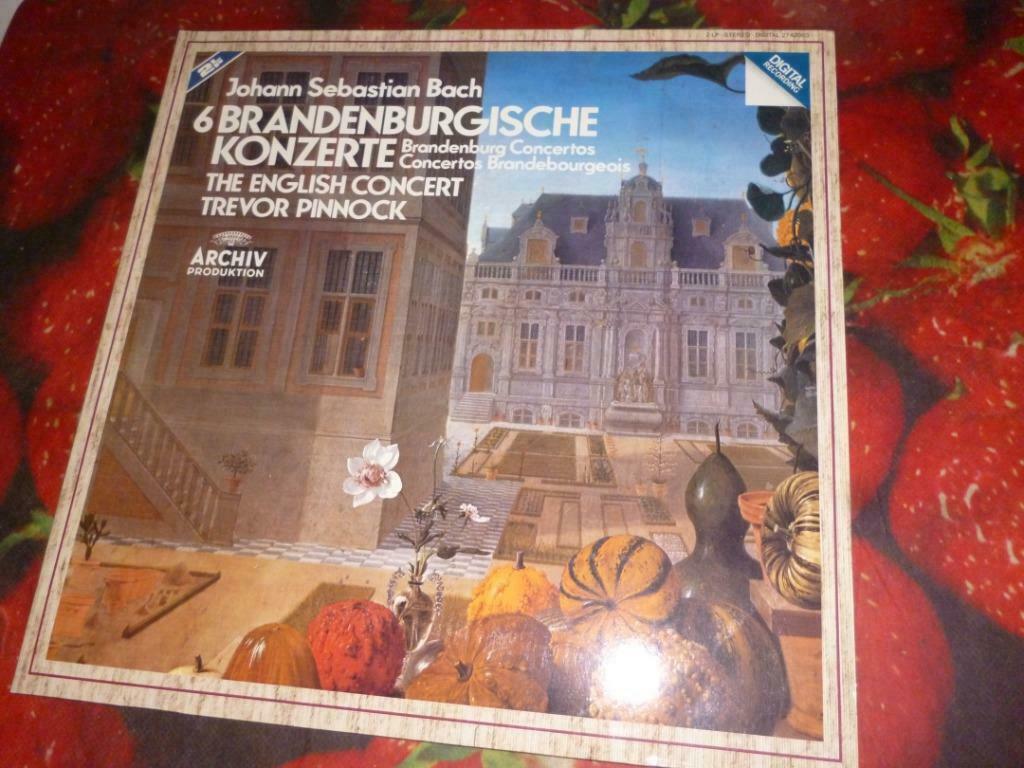 Double LP: Bach 6 Brandenburg Konzerte Trevor Pinnock, Enlèvement ou Envoi