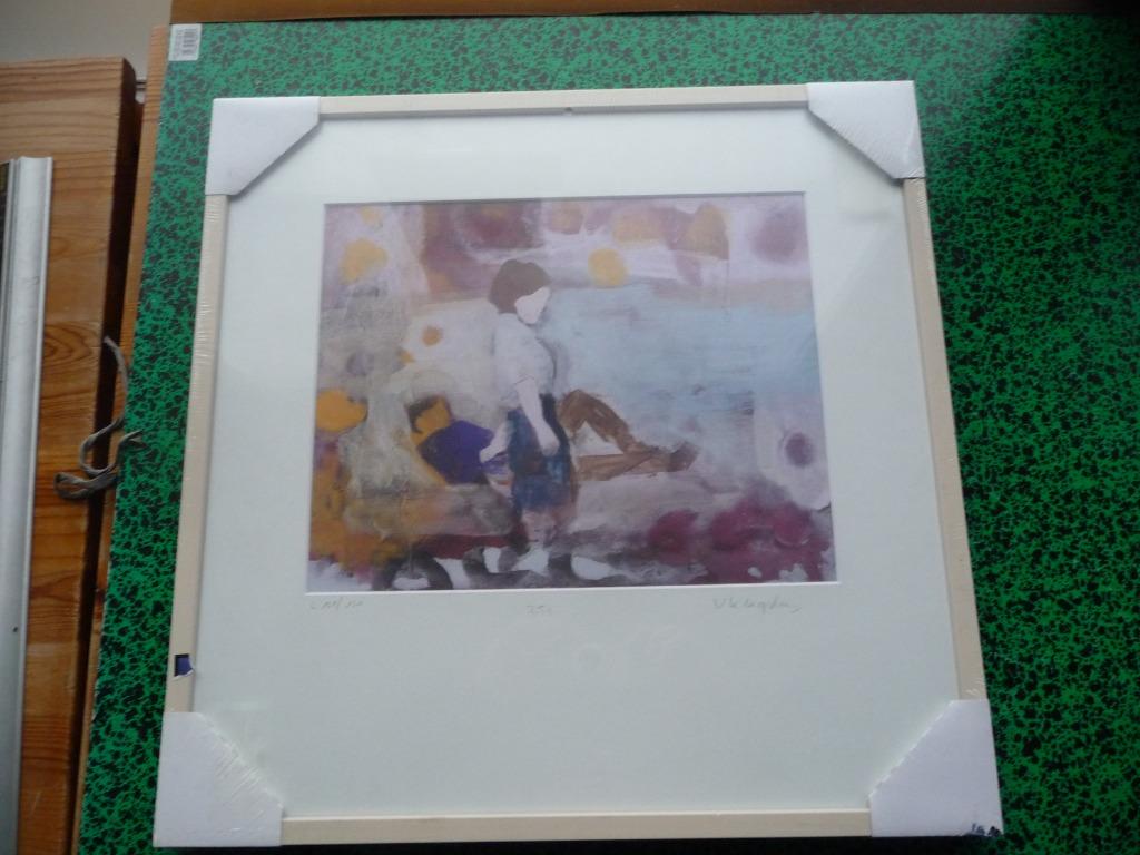 VIVIANE KLAGSBRUN - BELLE LITHOGRAPHIE - SIGNÉE À L'ORIGINE, Antiquités & Art, Art | Lithographies & Sérigraphies, Enlèvement ou Envoi