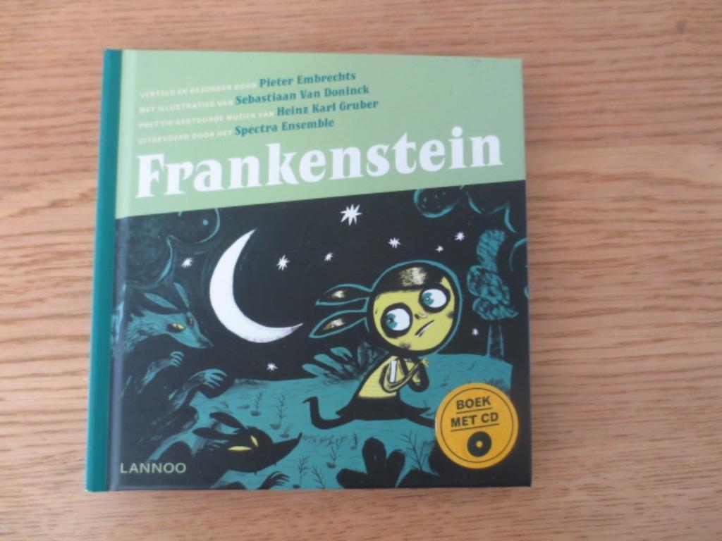 Frankenstein boek met CD - Lannoo, Boeken, Ophalen of Verzenden, Cd