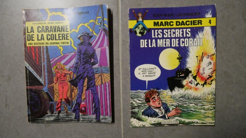 BD Line La Caravane colère / Marc Dacier Secrets mer corail, Enlèvement ou Envoi