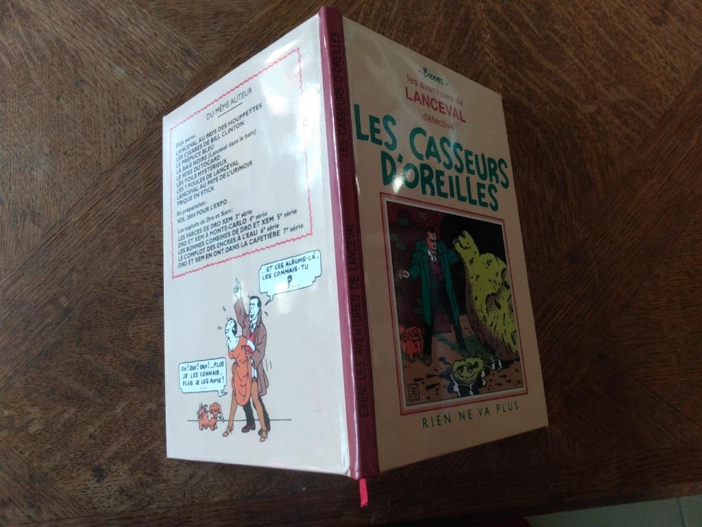 TINTIN/Exem-Lanceval "Les CASSEURS D'OREILLES", Parodie A5, Livres, Enlèvement ou Envoi