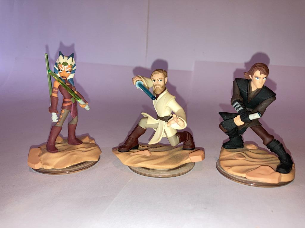 3x figurines Star Wars Disney Infinity, Enlèvement ou Envoi, Utilisé, Figurine