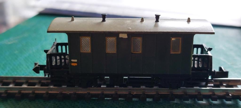 NLK 0104 TRIX PERSONEN RIJTUIG 1/160, Gebruikt, Gelijkstroom, Trix, Wagon
