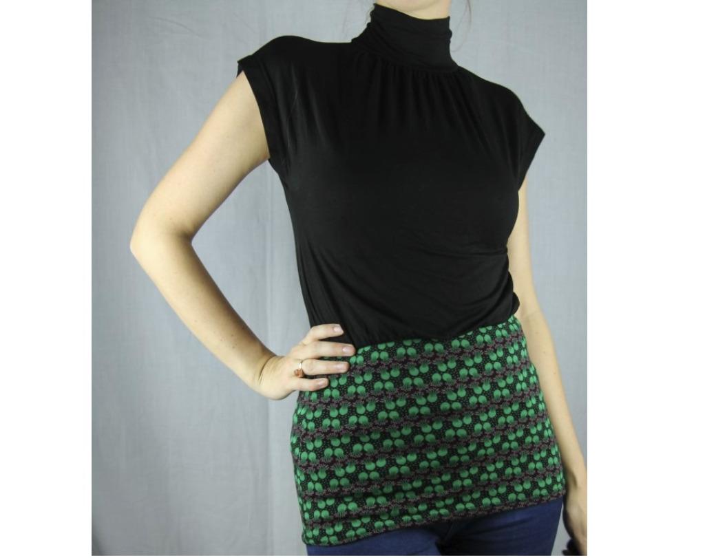 Zwart-groen tshirt met Pussy deluxe - NIEUW - Maat Xsmall, Envoi, Taille 34 (XS) ou plus petite, Noir
