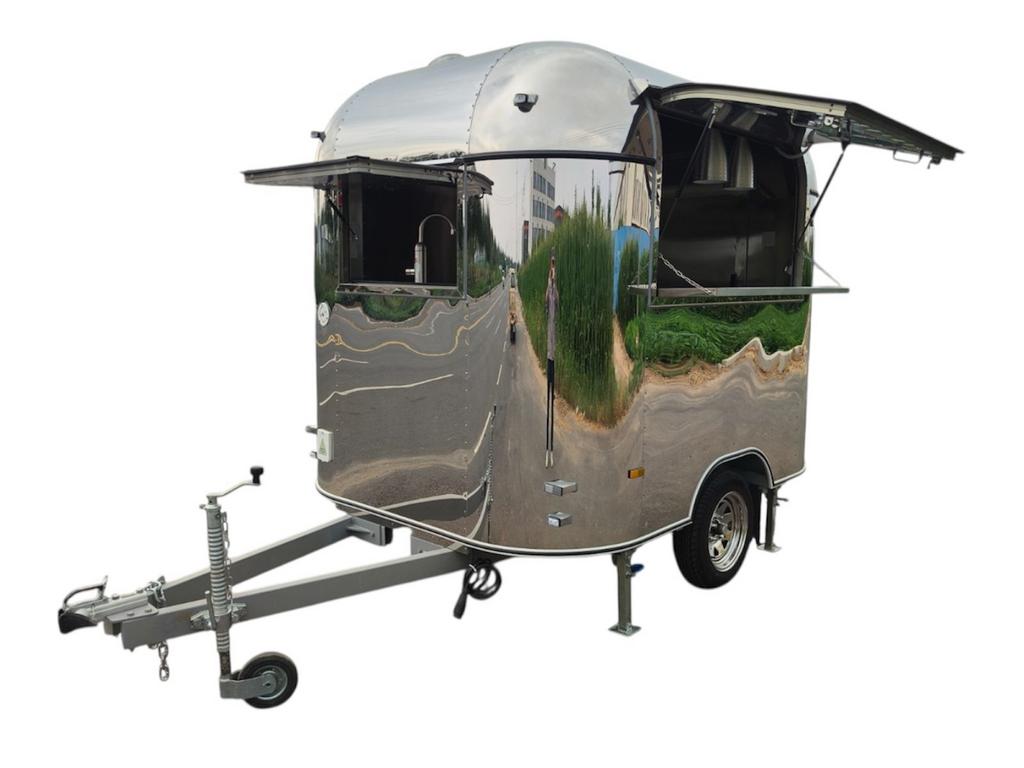GT Airstream Model Gold/Silver Foodtruck, Ophalen