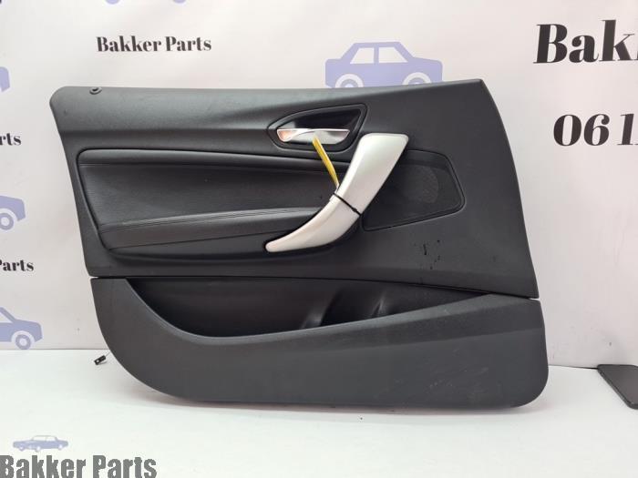 Revêtement portière 4portes avant gauche d'un BMW 1-Serie, -, -, 3 mois de garantie, Utilisé