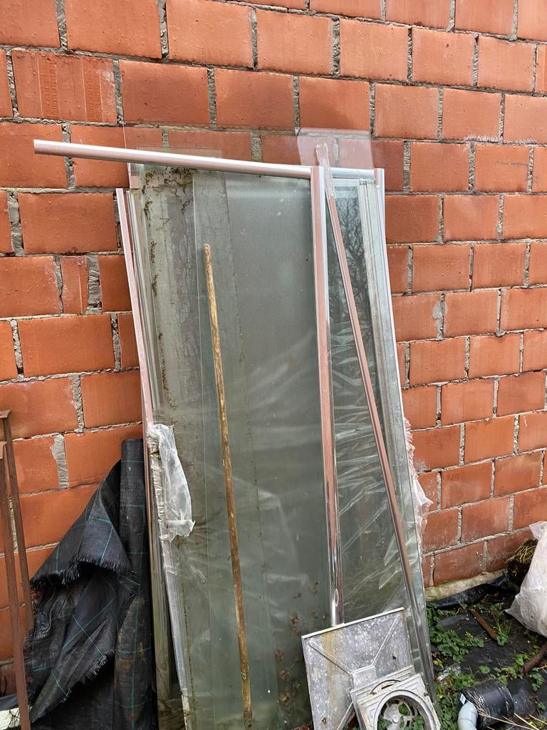Douche panelen en glazen panelen 8mm dikte, Ophalen, Zo goed als nieuw, Overige typen