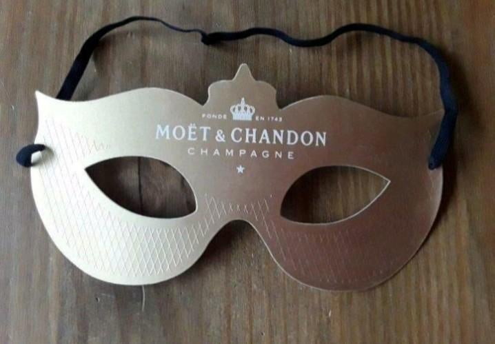 MASQUE DE MARQUE MOET ET CHANDON....2 disponibles NEUFS!, Collections, Enlèvement ou Envoi, Neuf