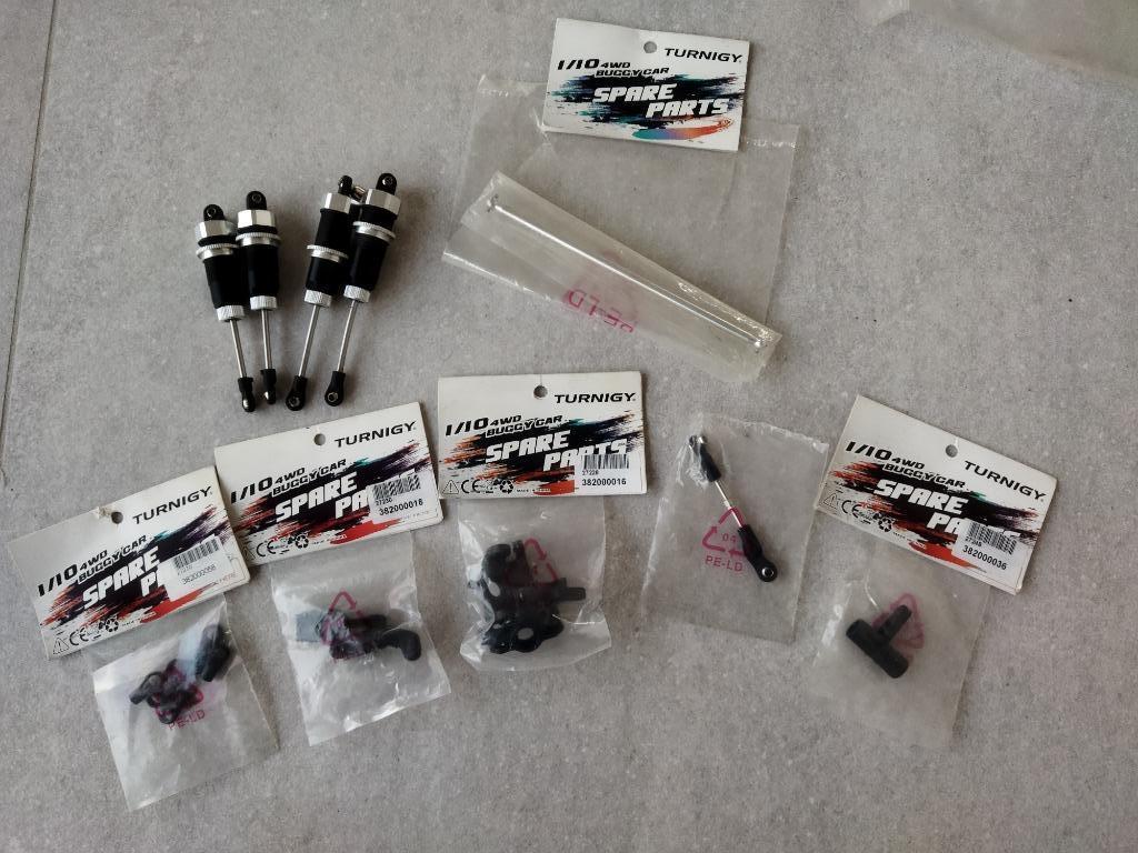 Turnigy onderdelen 1/10 4wd buggy - Hobbyking Quanum Vandal, Hobby en Vrije tijd, Elektro, Nieuw, Ophalen of Verzenden, Schaal 1:10