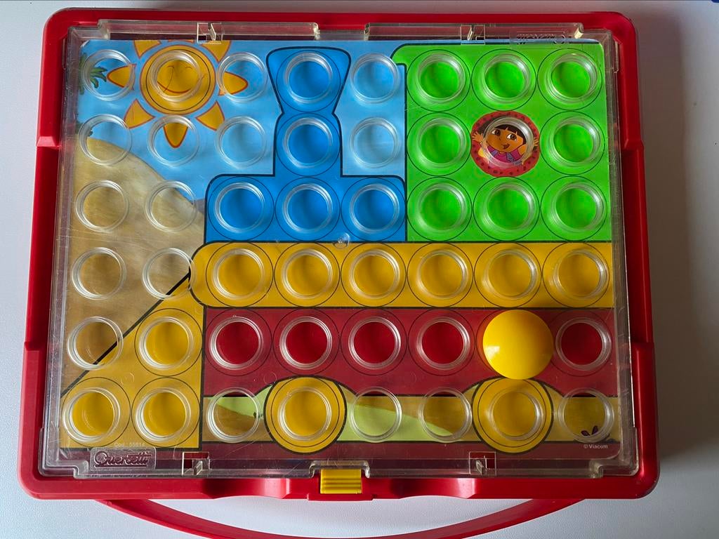 Insteekmozaïek basic junior Dora, Kinderen en Baby's, Ophalen of Verzenden, Gebruikt