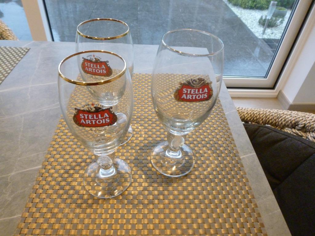 stella glazen, Ophalen, Zo goed als nieuw, Bierglas