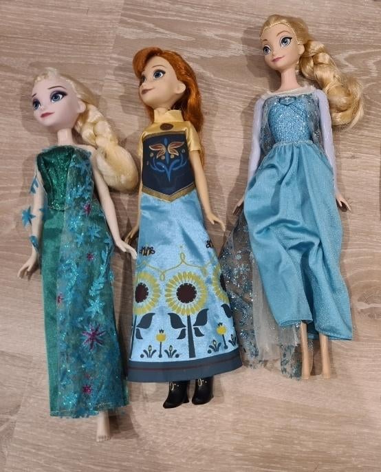 Anna en Elsa poppen, Ophalen, Overige figuren, Zo goed als nieuw, Overige typen