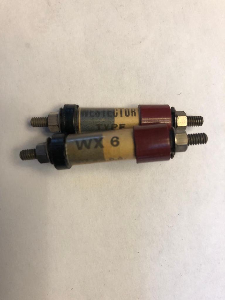 WETECTOR type W X 6, voorloper van de diode, set van 27, Ophalen of Verzenden