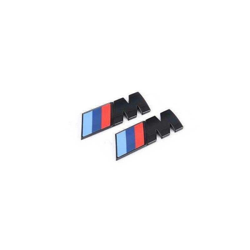 LOGOS D'AILE M NOIR BRILLANT - PIECES D'ORIGINE BMW, Enlèvement