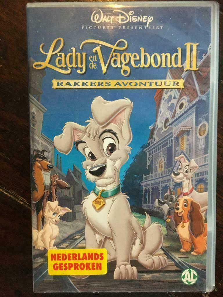Video - Disney - Lady en de Vagebond II, Cd's en Dvd's, Ophalen of Verzenden, Tekenfilm