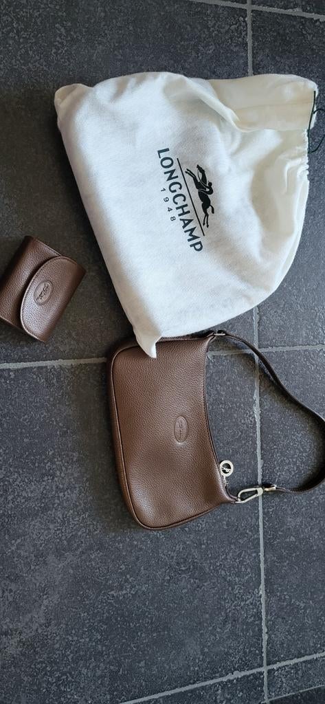 Klein tasje en beurs van Longchamp, Ophalen of Verzenden, Nieuw, Bruin, Avondtasje
