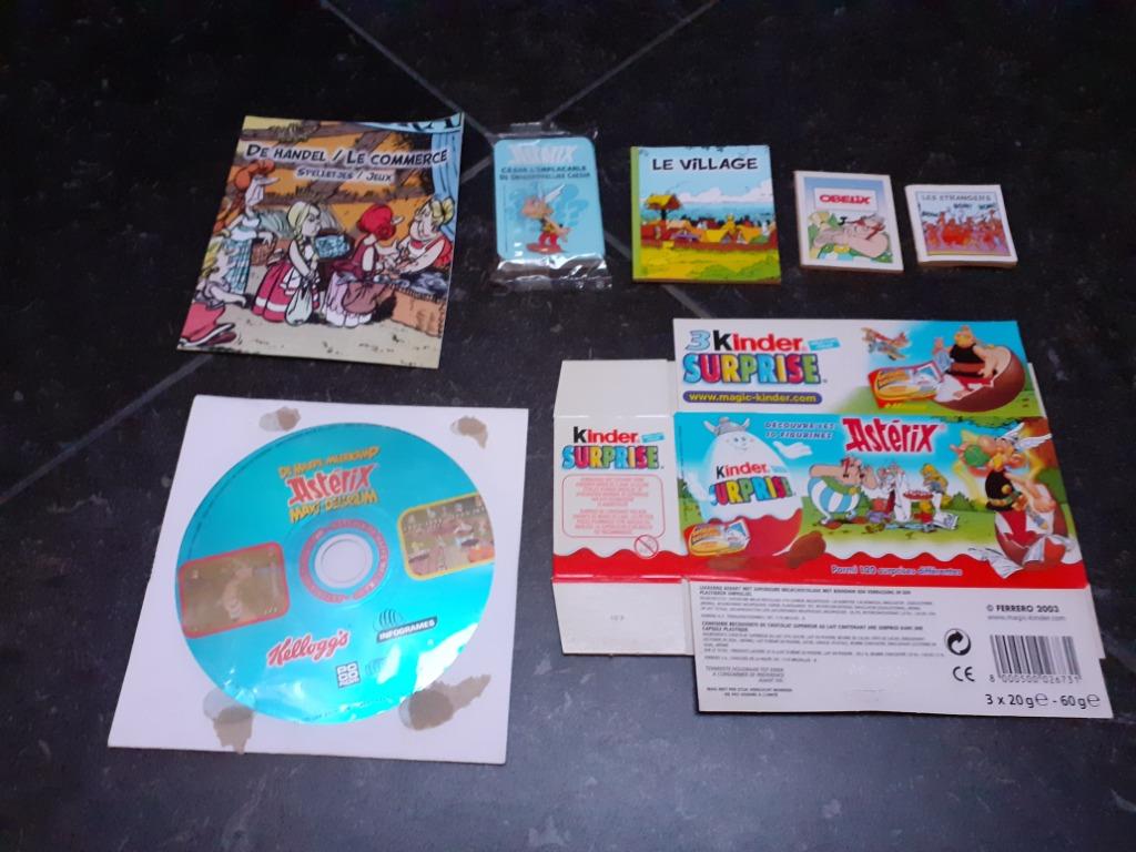 Astérix Uderzo lot articles divers, Ophalen of Verzenden, Asterix en Obelix, Gebruikt, Overige typen