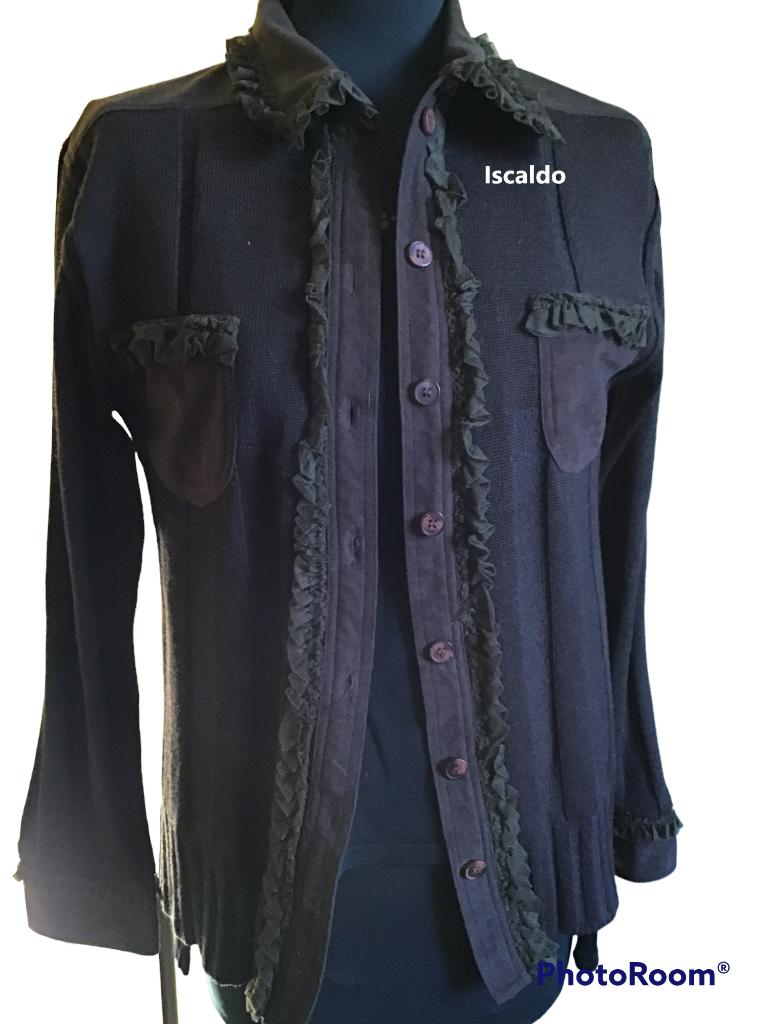 bruin gilet met romantische details mt 40, Bruin, Ophalen of Verzenden, Gedragen, Iscaldo