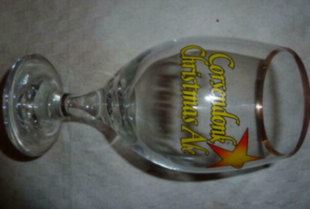 #H Bier glas CORSENDONK CHRISTMAS ALE brouwerij Corsendonk, Verzamelen, Ophalen of Verzenden, Nieuw, Bierglas