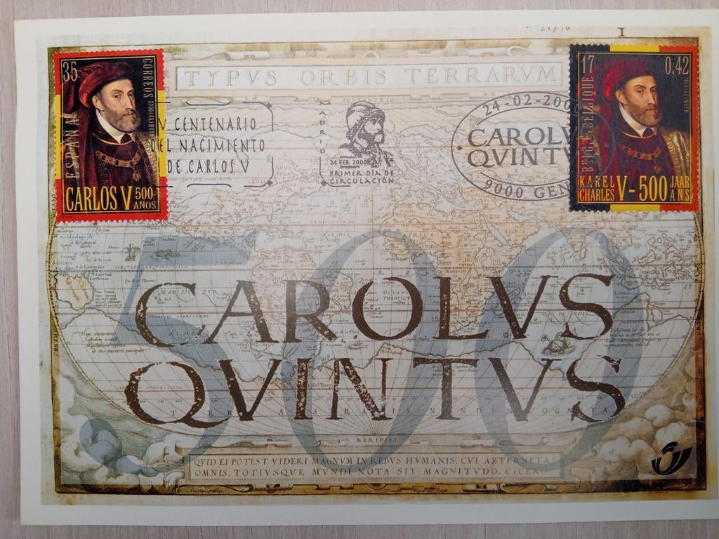 Carolvs Qvintvs jaar 2000 lot 1007, Ophalen of Verzenden