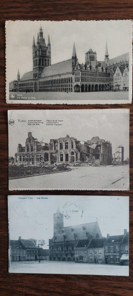 Ypres/Ypres/Nieuport/Nieuport Ville, Collections, Cartes postales | Belgique, Enlèvement ou Envoi, Avant 1920, Flandre Occidentale