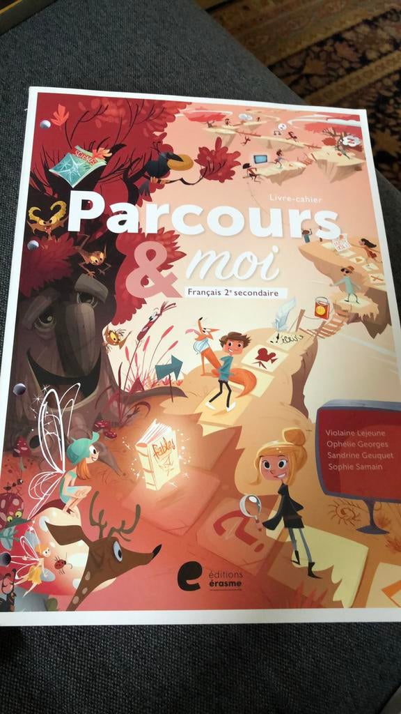Parcours & moi français 2e secondaire livre-cahier, Livres, Enlèvement ou Envoi, Comme neuf