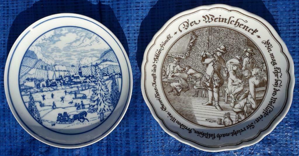 Sierborden, vintage collectors items, exclusiv für Pieroth, Enlèvement