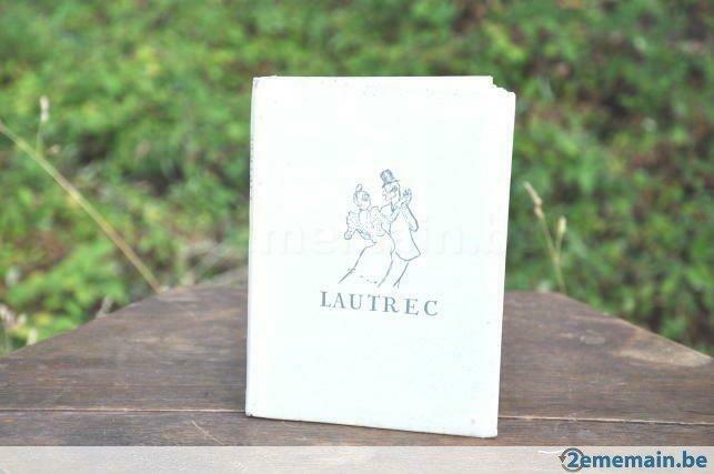 livre sur le peintre Toulouse Lautrec de 1954, Enlèvement ou Envoi, Utilisé