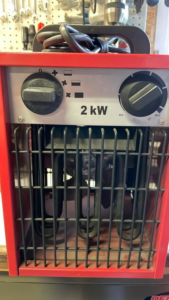 Werkplaats ventilator/verwarming, Doe-het-zelf en Bouw, Verwarming en Radiatoren, Ophalen of Verzenden, Zo goed als nieuw