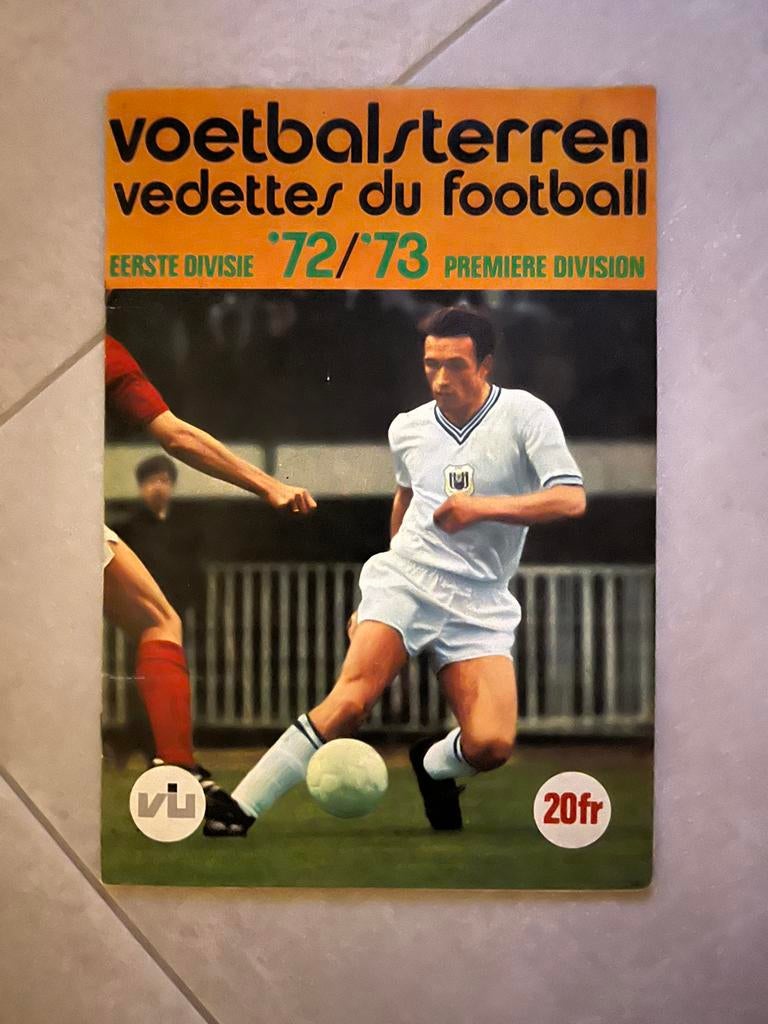 Voetbalsterren 72/73, Verzenden, Zo goed als nieuw, Meerdere plaatjes