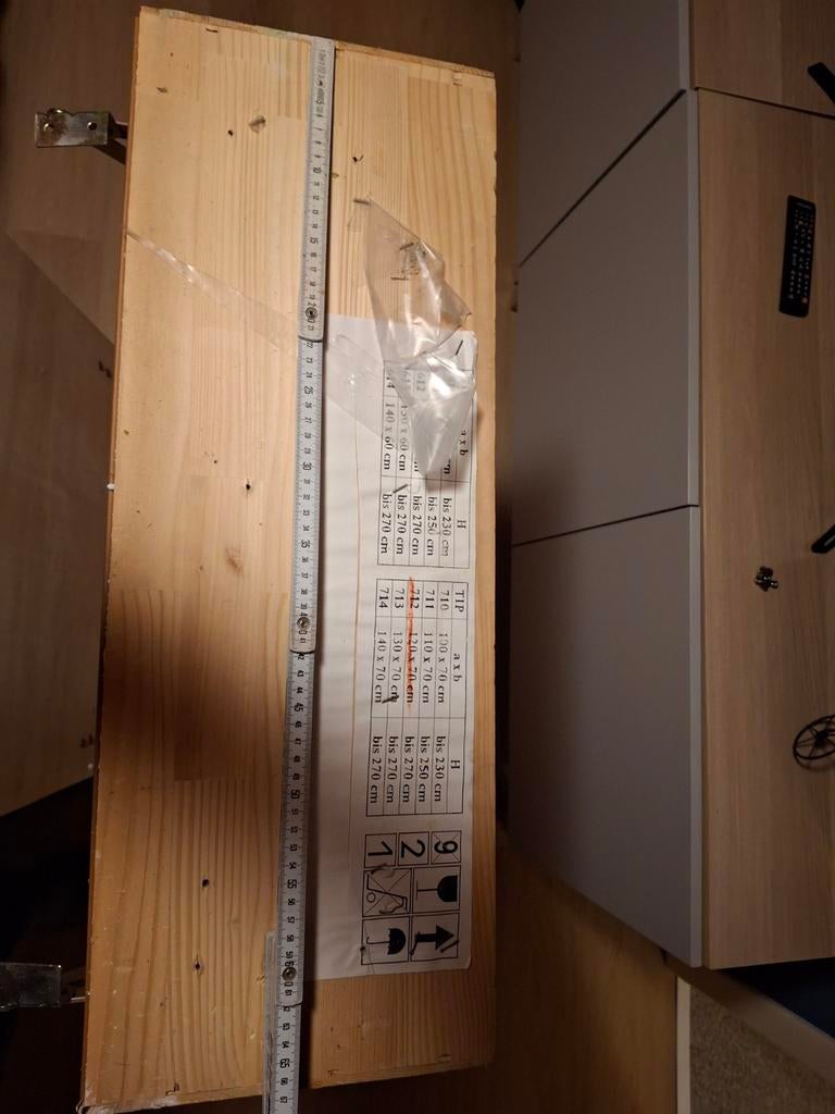Zolderluik 120x70 cm, Ophalen