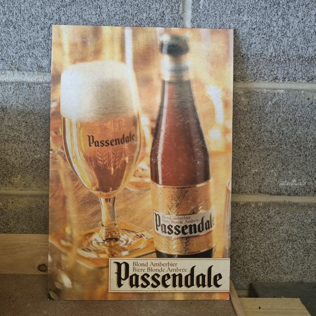 Publicité Passendale, Ophalen of Verzenden, Gebruikt, Reclamebord, Plaat of Schild, Overige merken