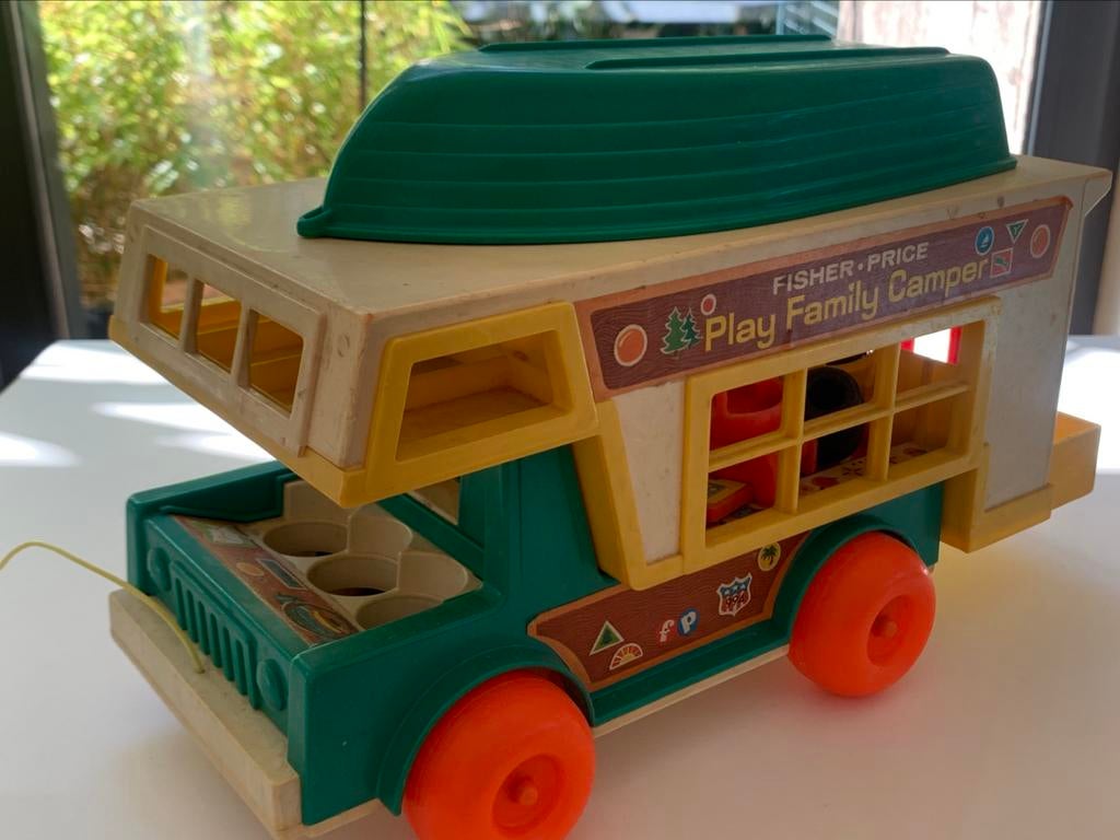Fisher Price Play Family Camper, Kinderen en Baby's, Speelgoed | Fisher-Price, Ophalen of Verzenden, Zo goed als nieuw, Speelset