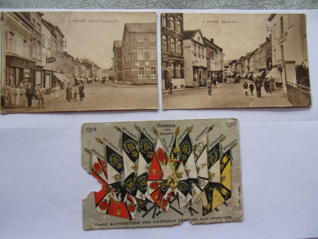 Cartes postales anciennes WAVRE affranchies années 1926-1927, Enlèvement ou Envoi, 1920 à 1940, Affranchie, Brabant Wallon