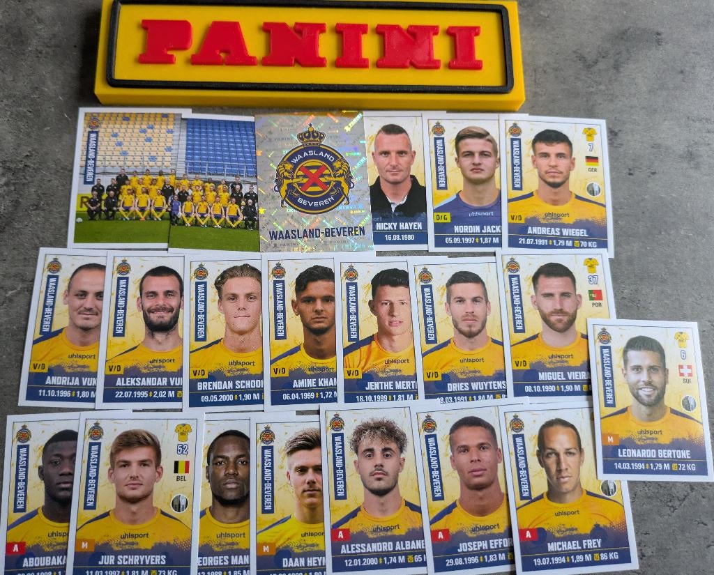 Panini FOOTBALL 2020/21 STICKERS 21X BEVEREN W.  VOETBAL, Hobby en Vrije tijd, Stickers en Plaatjes, Nieuw, Ophalen of Verzenden