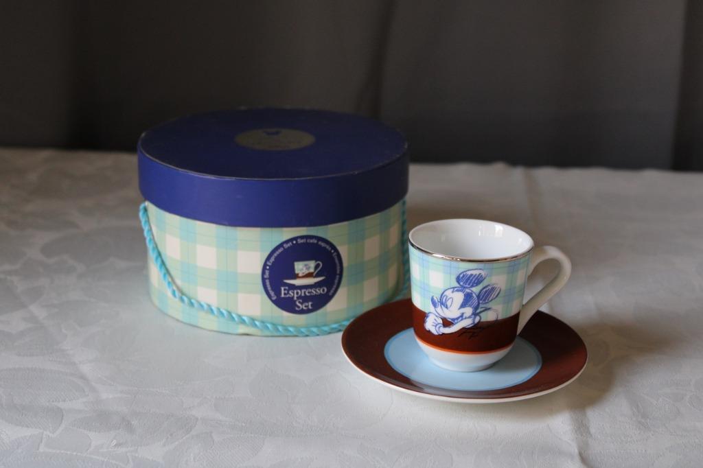 *Disney Best of Mickey Good morning Espresso set, Verzamelen, Ophalen of Verzenden, Mickey Mouse, Zo goed als nieuw, Servies