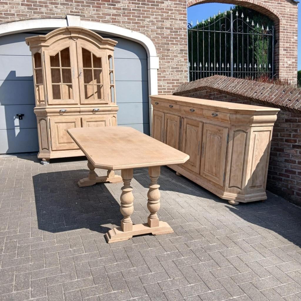 gezandstraalde eiken meubelen, Huis en Inrichting, Ophalen, Zo goed als nieuw