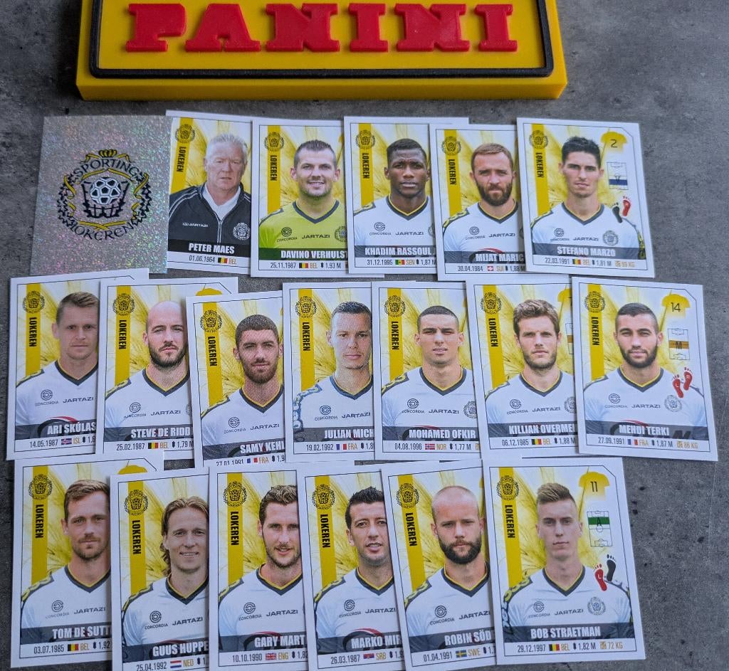 Panini FOOTBALL 2018 STICKERS 19X LOKEREN VOETBAL, Ophalen of Verzenden, Nieuw