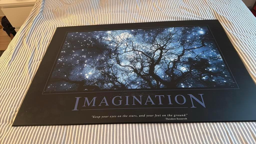Affiche « Imagination », Enlèvement, Comme neuf