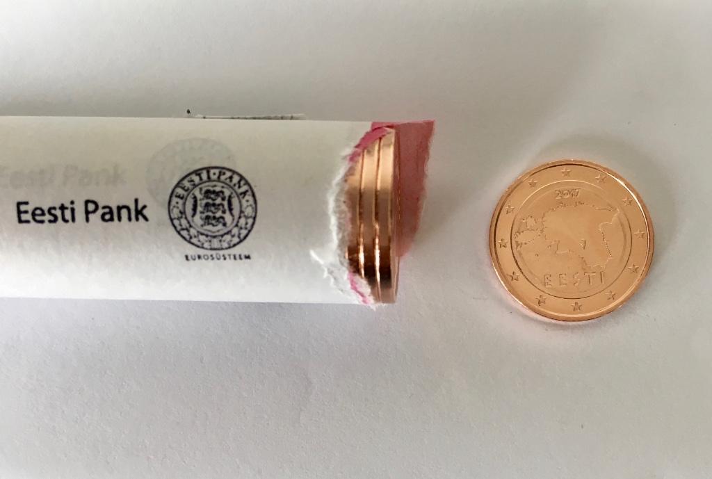 Estland 2017 5 Eurocent UNC, Timbres & Monnaies, Monnaies | Europe | Monnaies euro, Envoi, Estonie, 5 centimes, Monnaie en vrac