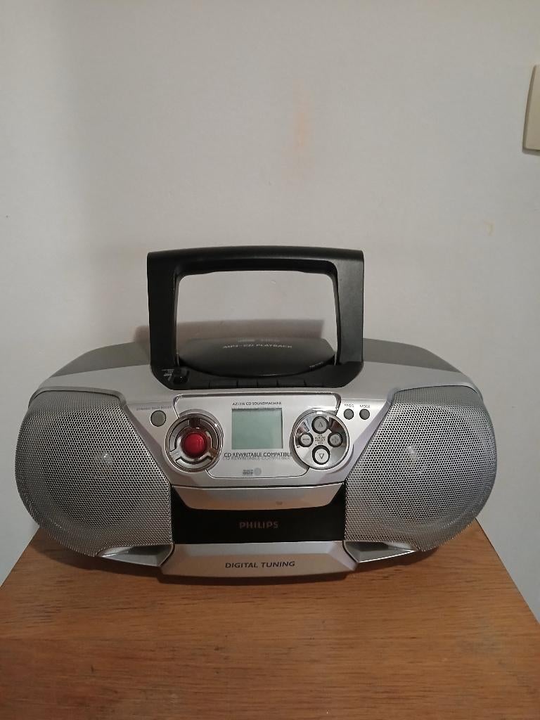 RADIO CD CASSETTES, Ophalen, Philips, Pitch-regelaar, Zo goed als nieuw