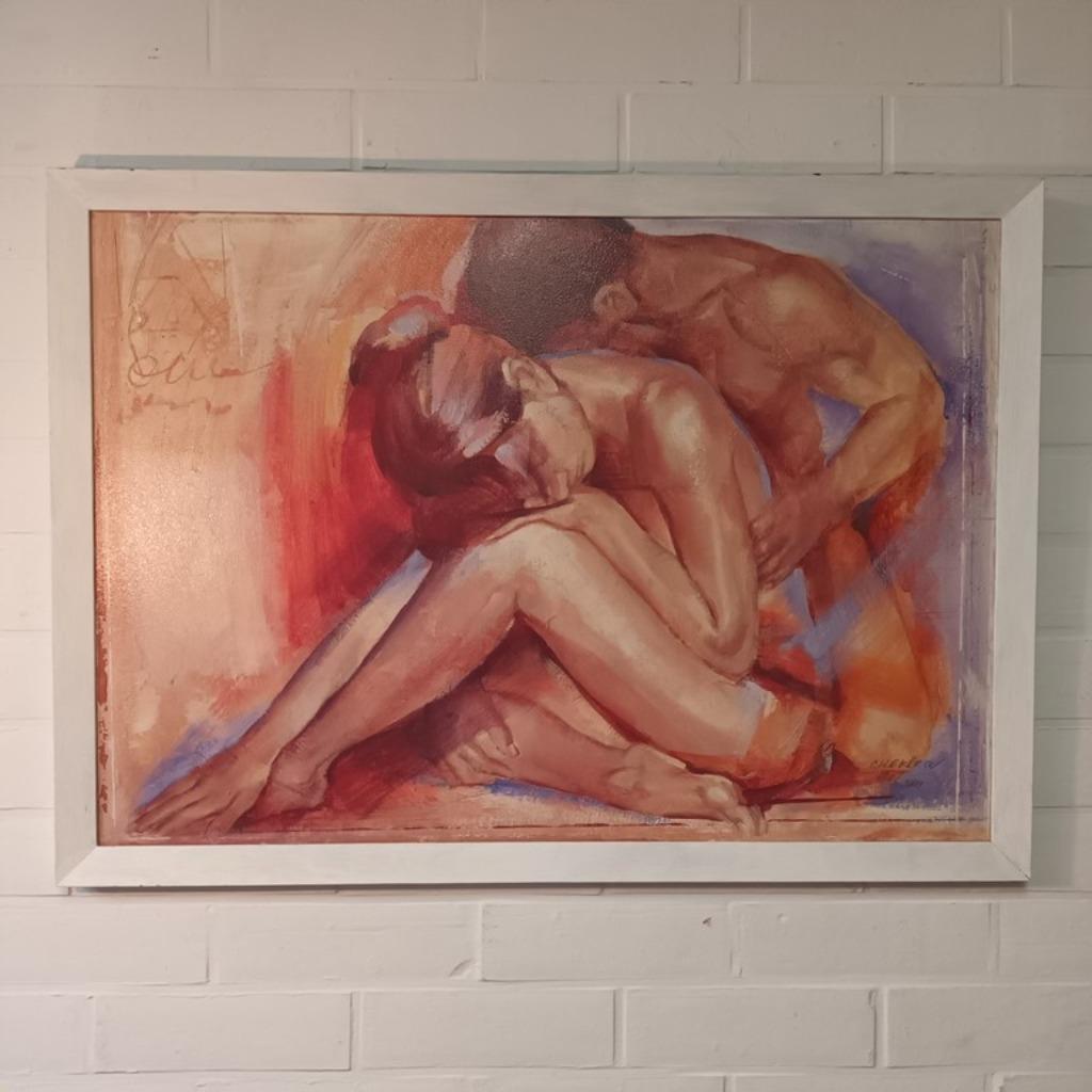 Talantbek Chekirov (1971) - Limited artprint canvas, Ophalen
