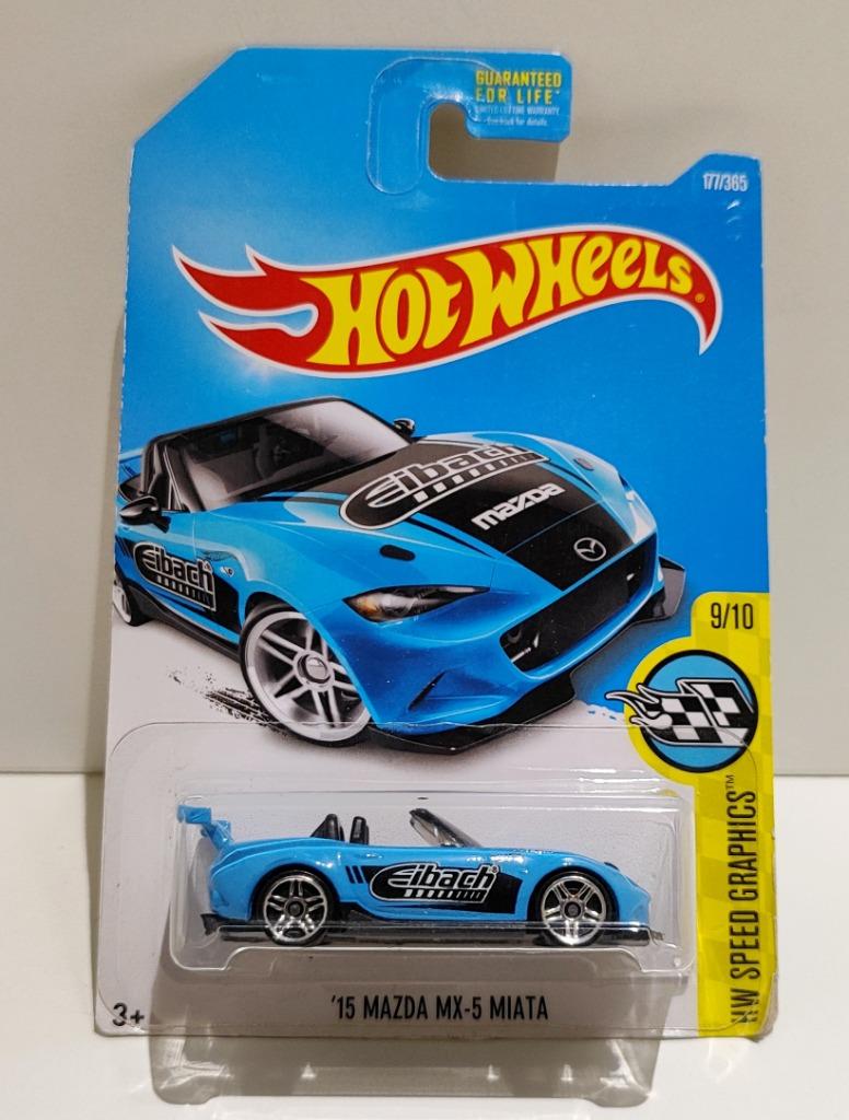 Hot Wheels '15 Mazda MX-5 Miata Blauw (2015), Enlèvement ou Envoi