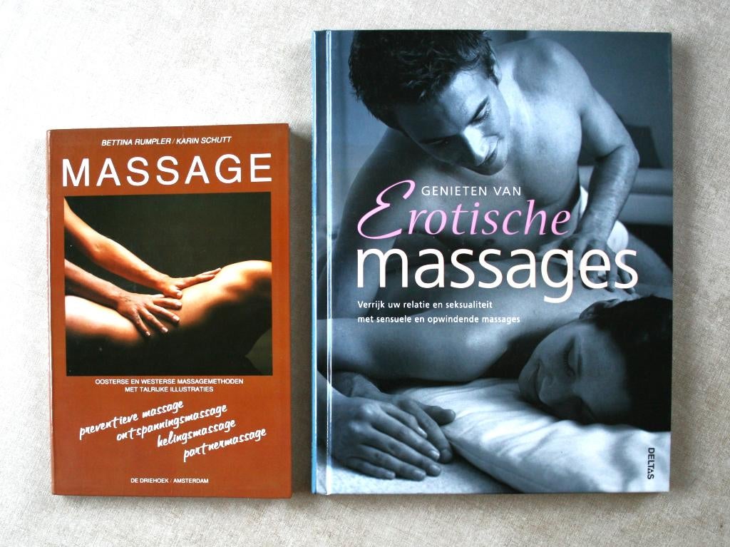 Massage + Erotische massage. Set van 2: €10, Ophalen of Verzenden, Gelezen, Diverse auteurs