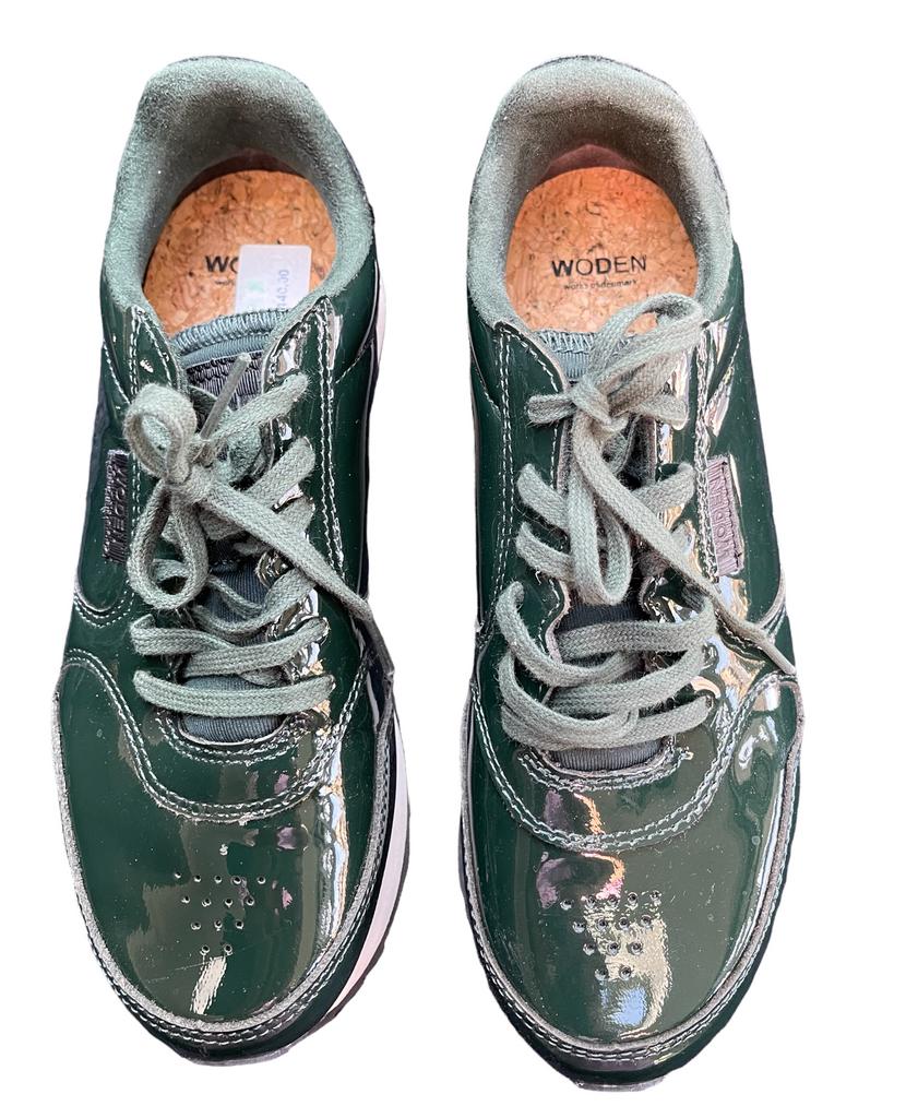Sneakers  - maat 36 - merk Wood - olijfgroen, Kleding | Dames, Ophalen of Verzenden