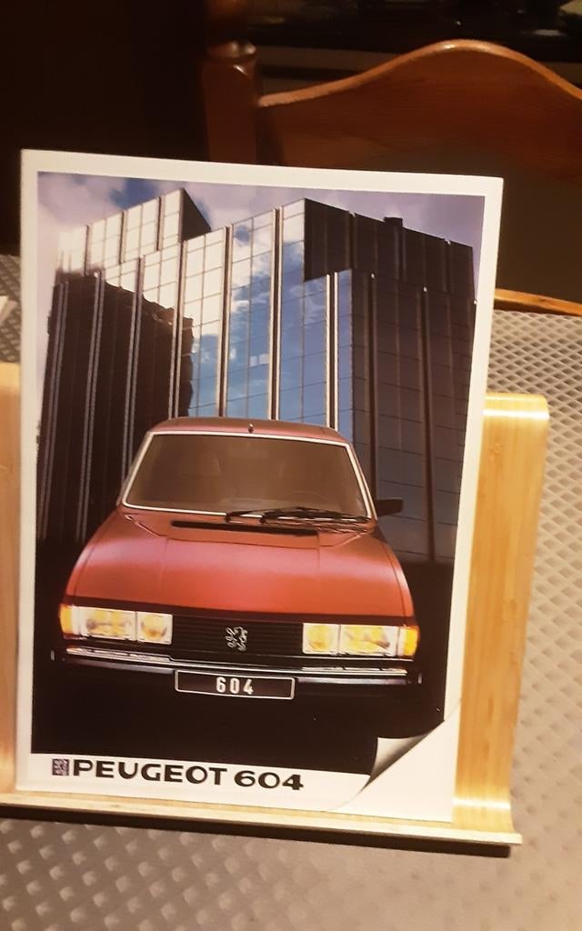 PEUGEOT 604 brochure, Ophalen of Verzenden, Zo goed als nieuw, Peugeot