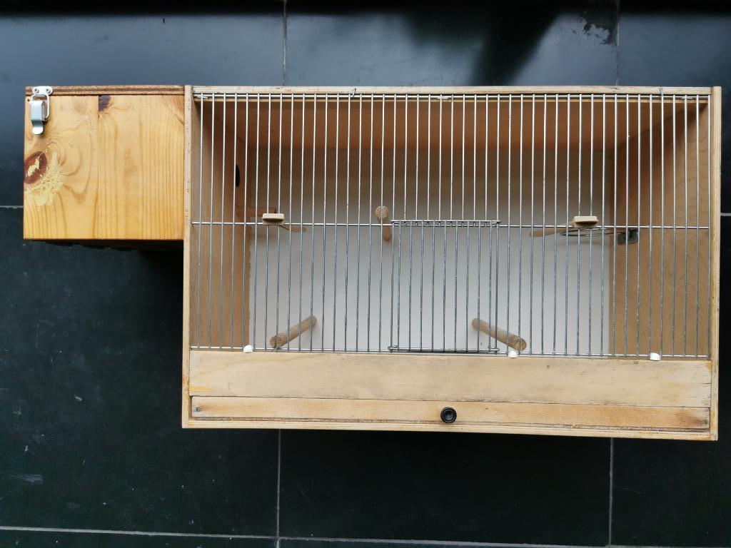 kweekkooi parkieten, Dieren en Toebehoren, Vogels | Hokken en Kooien, Ophalen, Zo goed als nieuw, Hout, Broedkooi of Kweekkooi