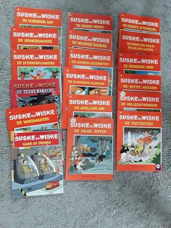 Suske en Wiske strips 18 stuks, Meerdere stripboeken, Ophalen of Verzenden, Gelezen, Willy Vandersteen