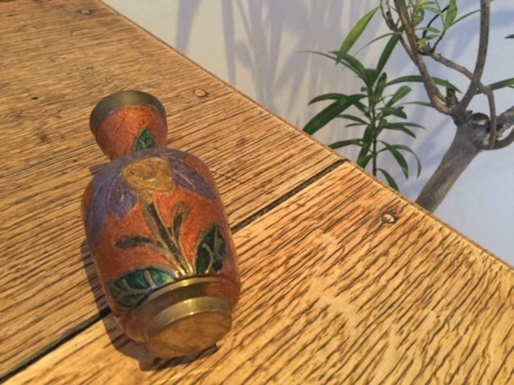 Mini vase en laiton ou cuivre, Antiquités & Art, Enlèvement ou Envoi, Cuivre