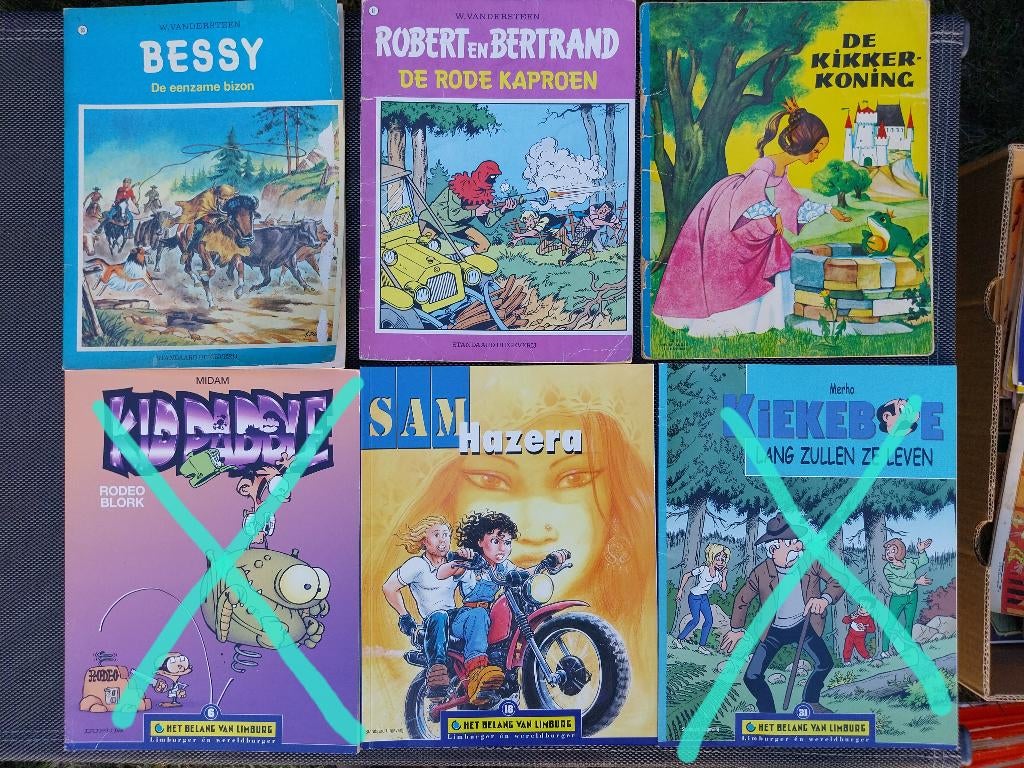 Oude strips Jommeke,..., Ophalen of Verzenden, Gelezen